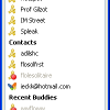 Instantbird 0.1.2 - Contact List