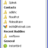 Instantbird 0.1.2 - Contact List