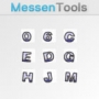 Letters metallized