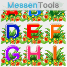 Letters of garden and flowers
