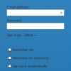 Login window