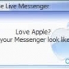 Skin Apple Live Messenger -  Contact Notification
