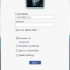 MSN Facebook Skin - Login window