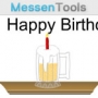 ビールのグラス - お誕生日おめでとう